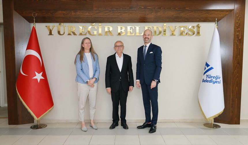 ABD Adana Konsolosu Eric R. Mehler'den Yüreğir Belediyesi'ne ziyaret