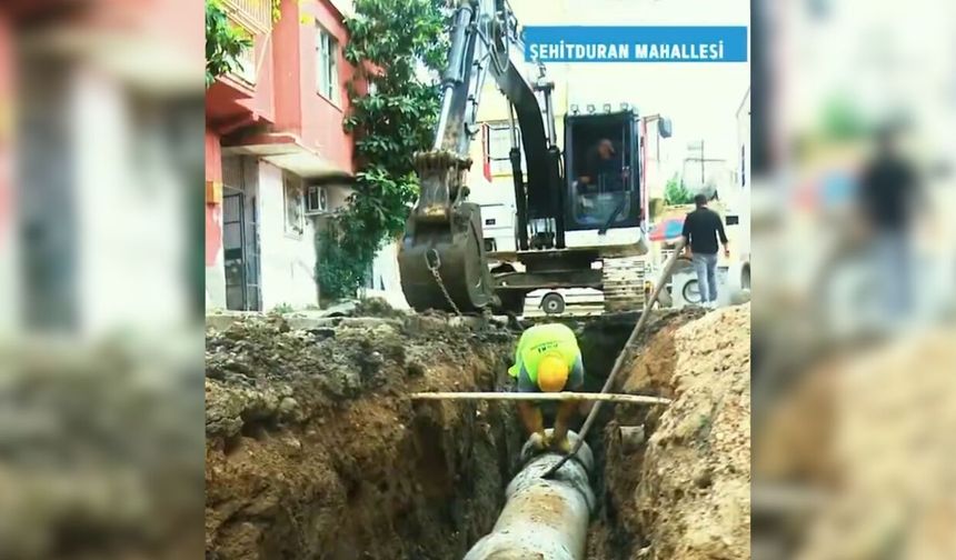 ASKİ'den Şehitduran Mahallesi'ne altyapı yatırımı