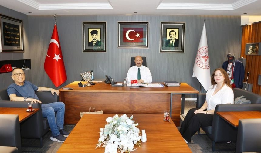 Toros Medya Grup'tan Dr. Halil Nacar'a nezaket ziyareti
