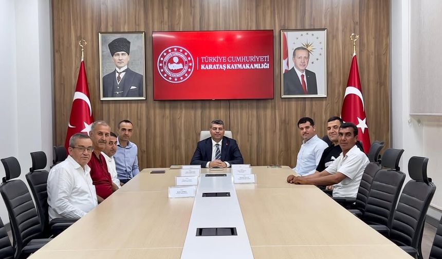 Karataş Kaymakamı Necati Aktan’dan Hayırseverlere Teşekkür Belgesi