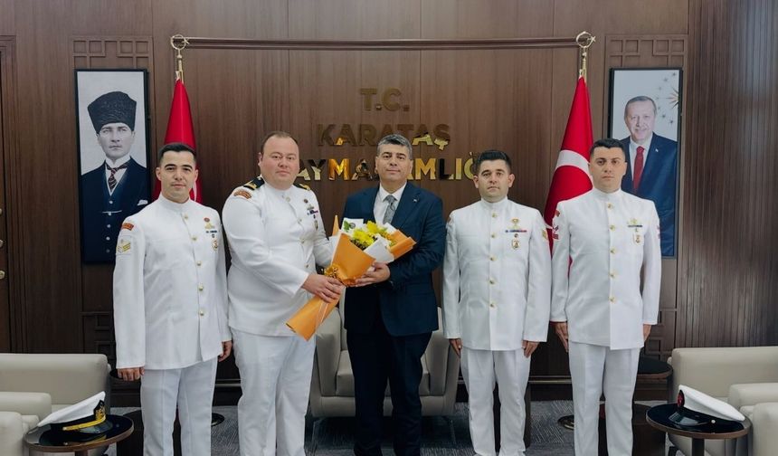 Karataş Kaymakamlığı'na Sahil Güvenlik haftası ziyareti