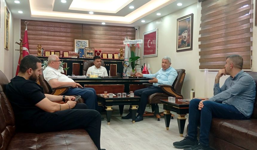 Orhan Sümer'den Adana Kabzımallar Esnaf Odası'na ziyaret
