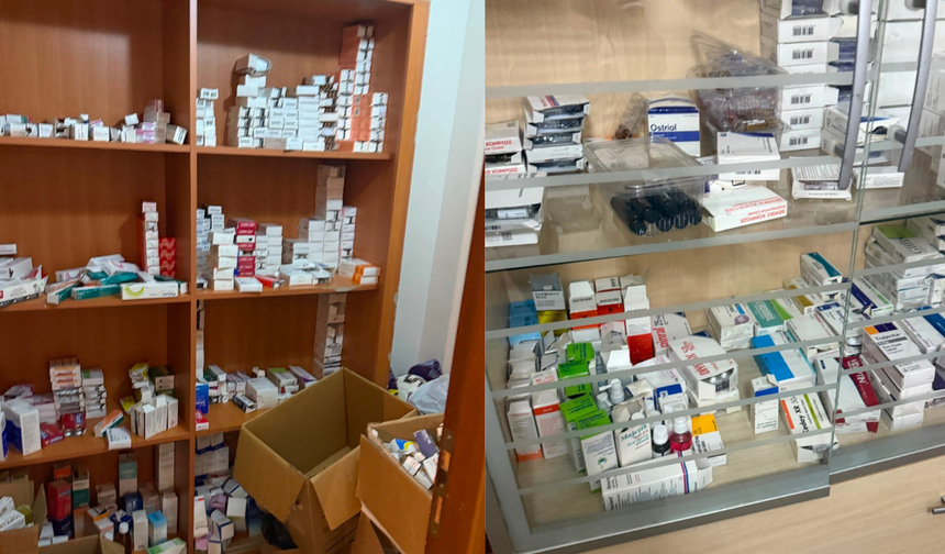 Sahte doktorun evinden tıbbi cihazlar ve ilaçlar çıktı