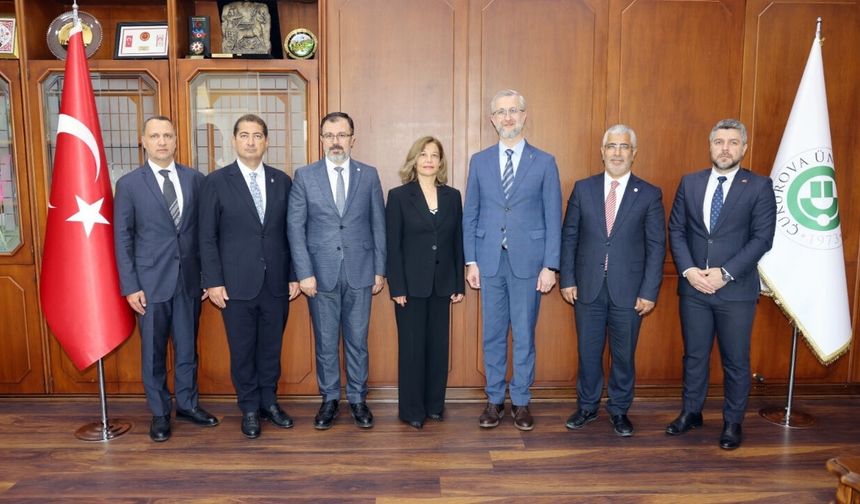 Ukrayna büyükelçisi Çukurova Üniversitesi'ni ziyaret etti