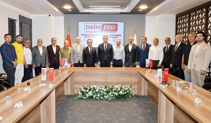 Vali Mustafa Yavuz’dan DAİMFED’e ziyaret