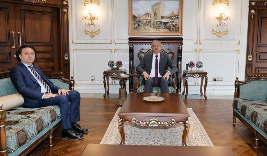 Vali Yavuz, görev yeri değişen Başsavcı Bestami Tezcan’ı ağırladı