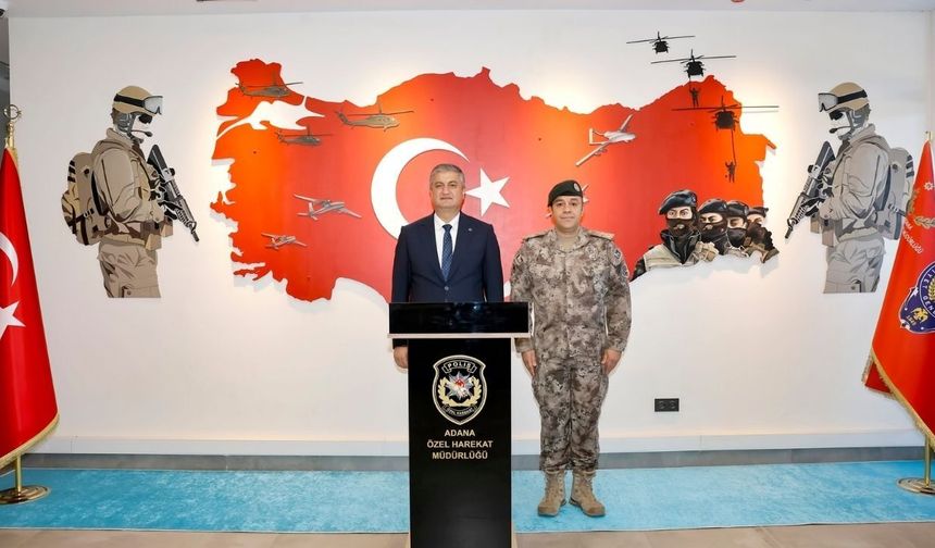 Vali Yavuz’dan Özel Harekât Müdürlüğü’ne ziyaret