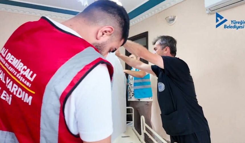 Yüreğir Belediyesi'nden hasta yatağı desteği