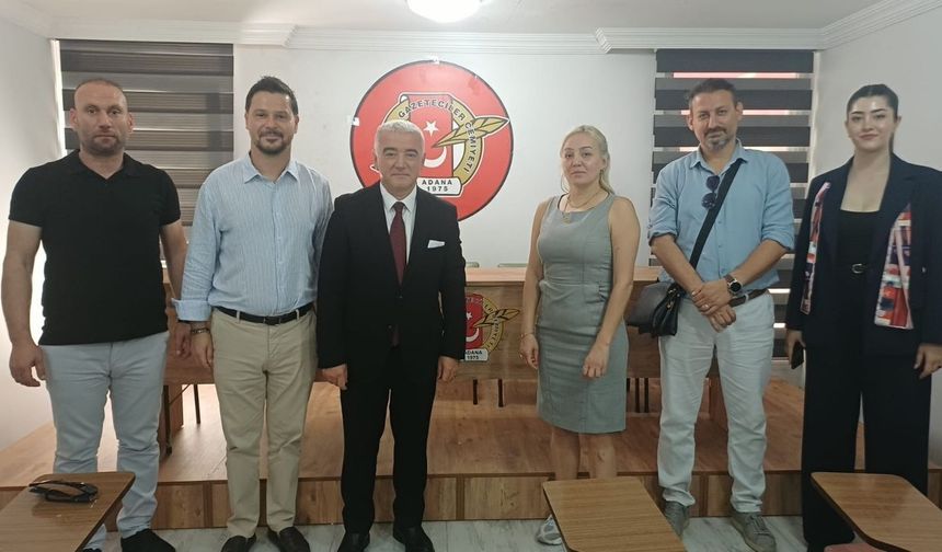 Zafer Partisi Heyetinden Çukurova Gazeteciler Cemiyeti'ne ziyaret