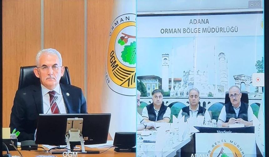 Adana Orman Bölge Müdürlüğü'nde 'Yeşil Vatan' mesaisi