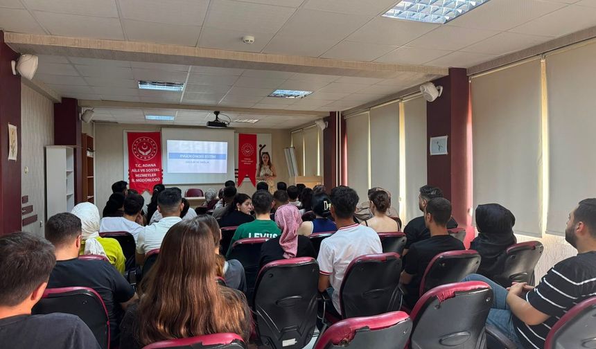 Adana’da evlilik kredisine başvuran çiftlere "Evlilik Öncesi Eğitim" desteği