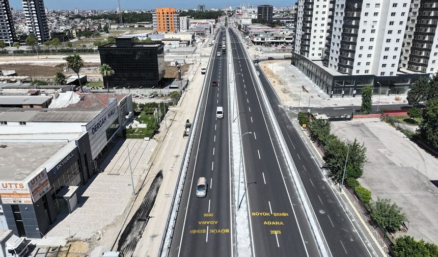 Adana'da ulaşımı rahatlatacak dev projede sona doğru