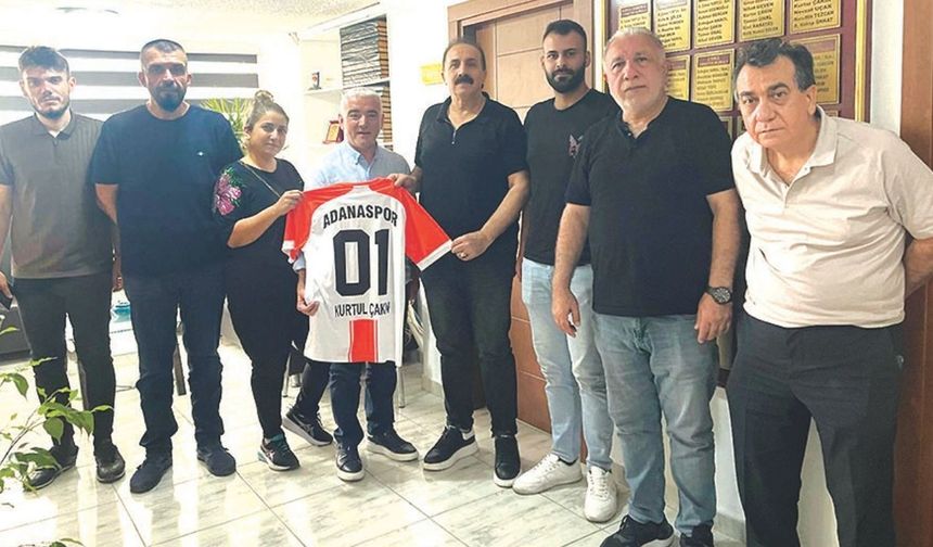 Adanaspor Camiasından ÇGC Başkanı Kurtul Çakın'a anlamlı ziyaret