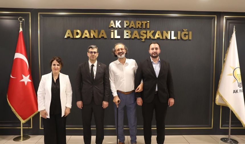 AK Parti İstanbul Milletvekili Yücel Arzen’den Adana İl Başkanlığına ziyaret