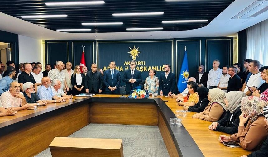 AK Parti Sarıçam Teşkilatı'ndan Mustafa Özkan'a ziyaret