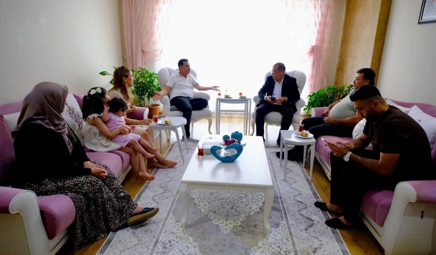 Başkan Mahmut Dal'dan 15 Temmuz şehidinin ailesine anlamlı ziyaret
