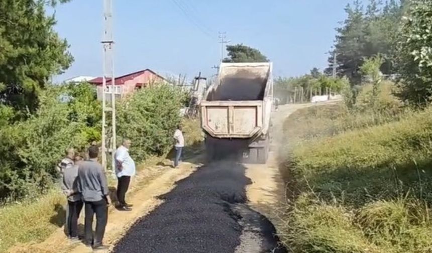 Başkan Özdemir Aladağ'daki yol çalışmalarını yerinde inceledi