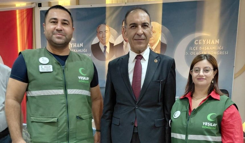 Ceyhan Yeşilay’dan MHP’ye kongre ziyareti: Av. Semih Aksoy’a başarı dileği