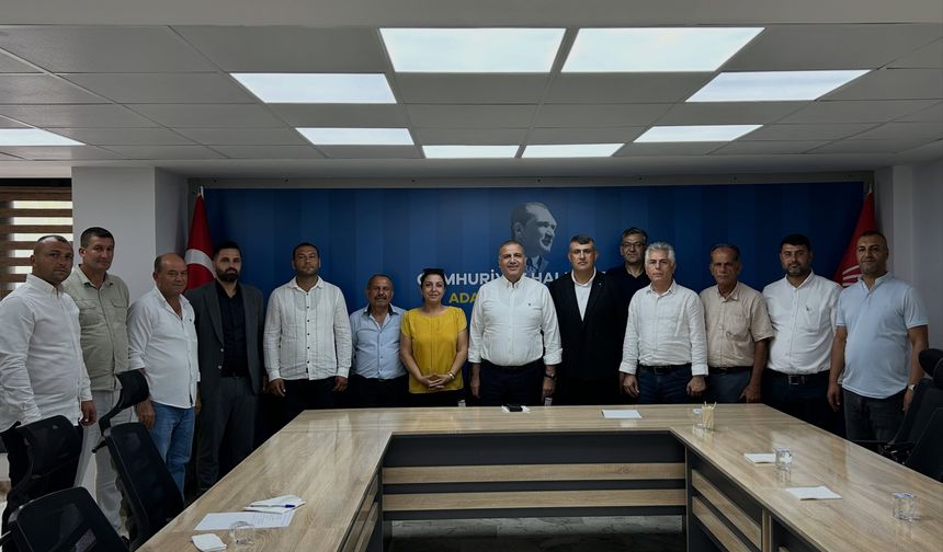 CHP Adana İl Başkanı Orhan Bayram’dan muhtarlara teşekkür