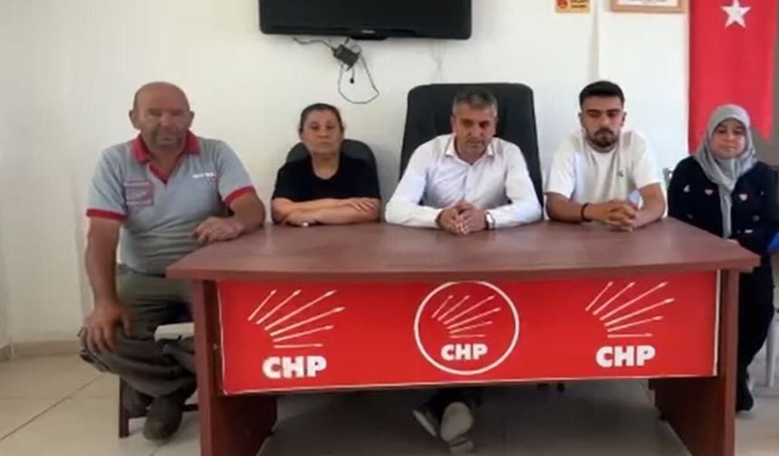 CHP Tufanbeyli İlçe Örgütü toplu istifa kararı aldı