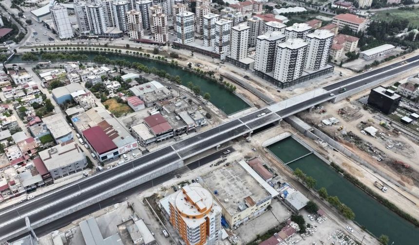 D-400'de Ege Bağatur üst geçidi için son hazırlıklar tamamlanıyor