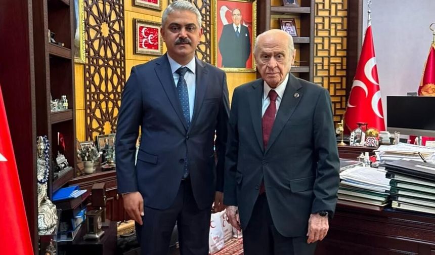 Pozantı Belediye Başkanı Ali Avan'dan Devlet Bahçeli'ye ziyaret