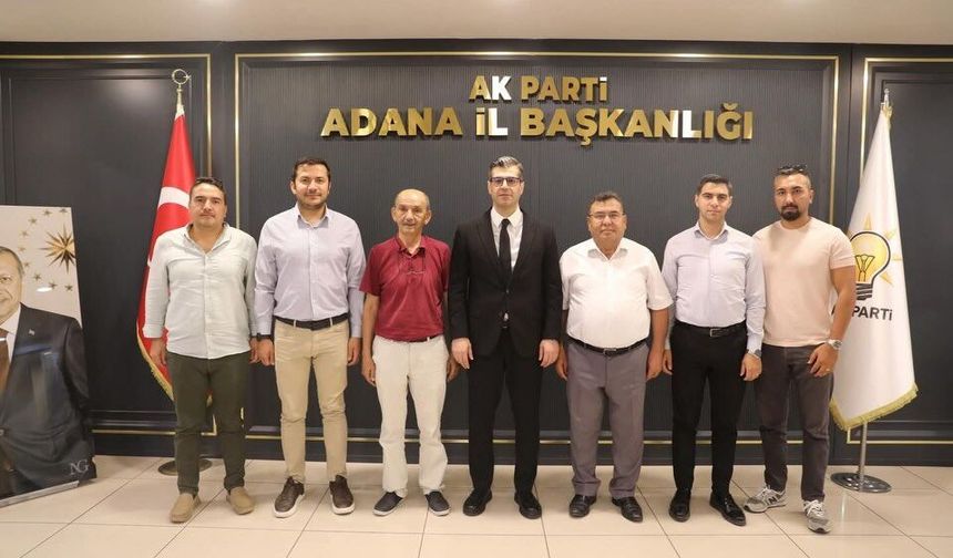 Sağlık-Sen’den AK Parti İl Başkanı Mustafa Özkan’a "Hayırlı Olsun" ziyareti