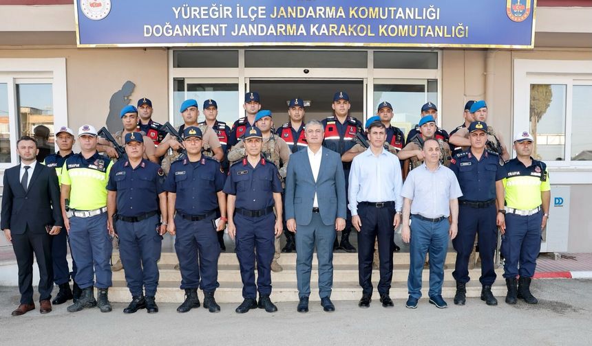 Vali Yavuz’dan Doğankent Jandarma Karakolu’na ziyaret