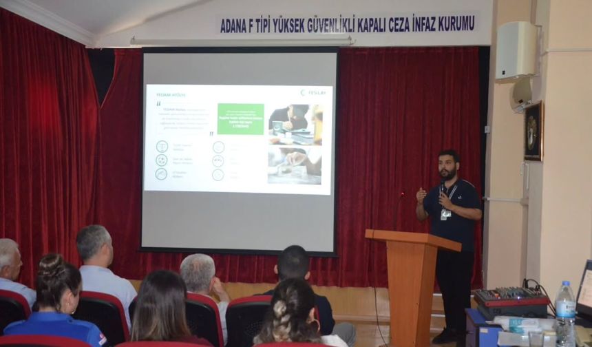 Yeşilay’dan Ceza İnfaz Kurumu personeline bağımlılıkla mücadele semineri
