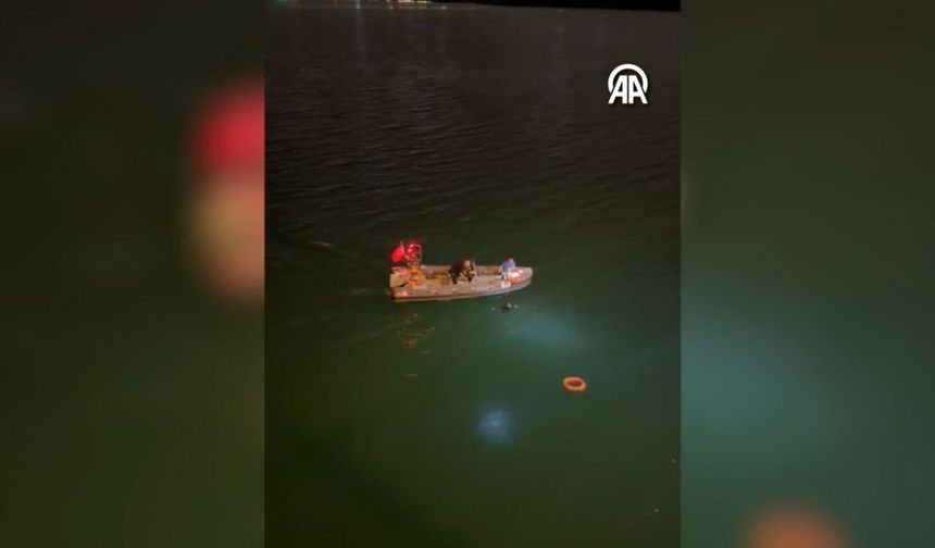 Adana’da Çatalan Köprüsü’nden baraj gölüne düşen kişi kurtarıldı