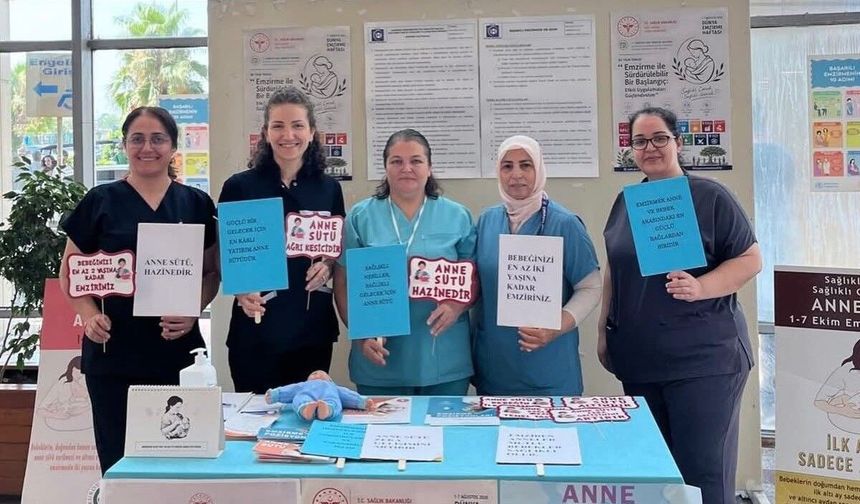Balcalı Hastanesi'nden Emzirme Haftası'nda farkındalık seferberliği