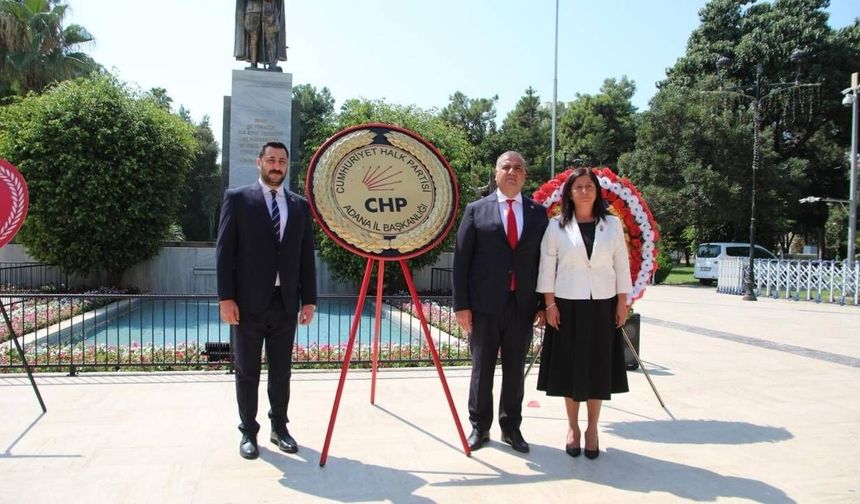 CHP Adana’dan 30 Ağustos Zafer Bayramı kutlaması