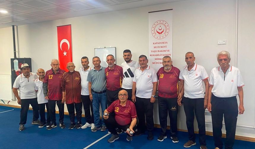Çınarlardan Kapadokya'da moral gezisi ve kıyasıya Bocce maçı!