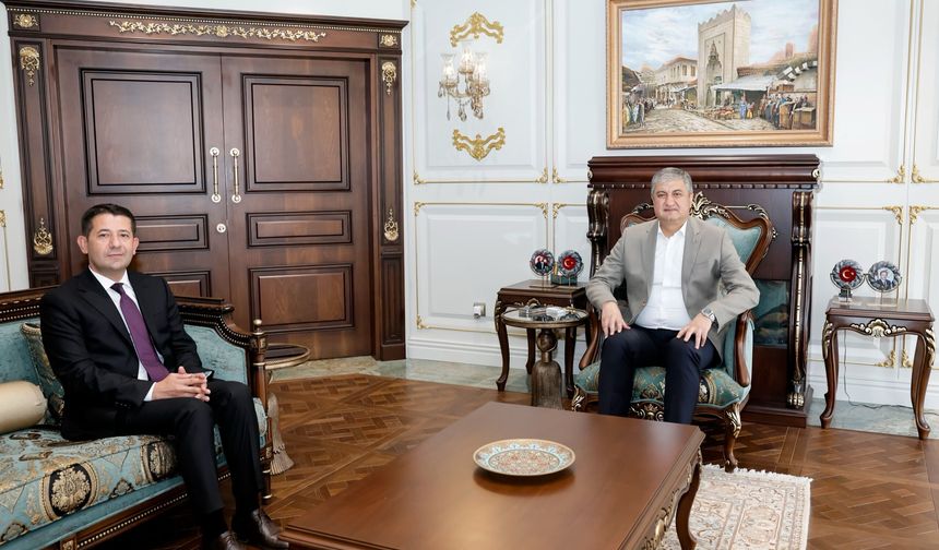 Feke Belediye Başkanı Özen’den Adana Valisi Mustafa Yavuz’a ziyaret