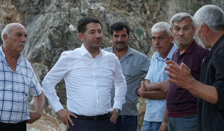 Feke'de Başkan Özen'den mahalle turu: "Gücümüz hemşehrimizden"