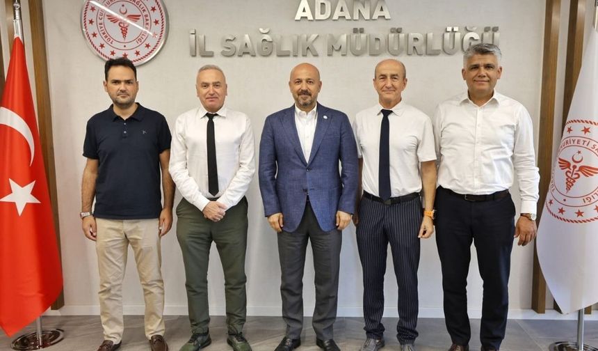 Halil Nacar, Balcalı Hastanesi yönetimini ağırladı