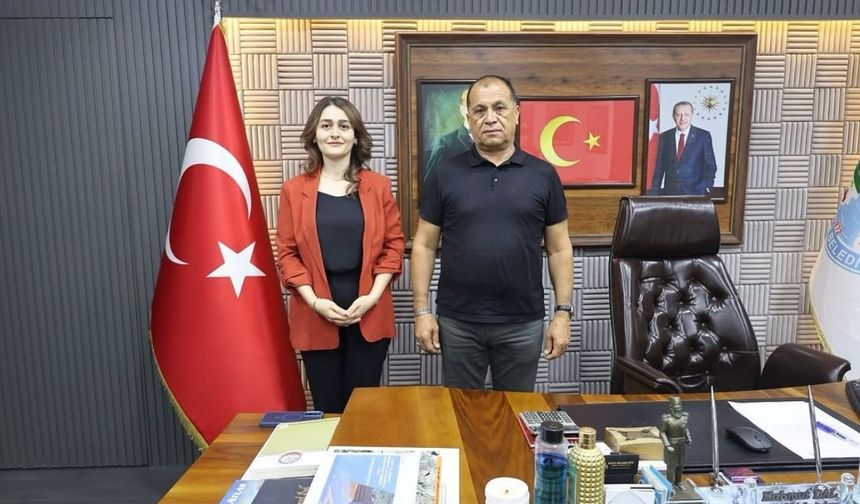 Kaymakam Nursen Yüce’den Saimbeyli Belediyesi’ne ziyaret