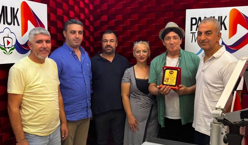 Pamuk FM’den Ahmet Gerçek’e başarı ödülü