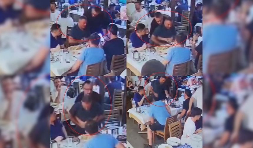 Restoranda ölümle burun buruna geldi! Saniyeler içinde kurtarıldı