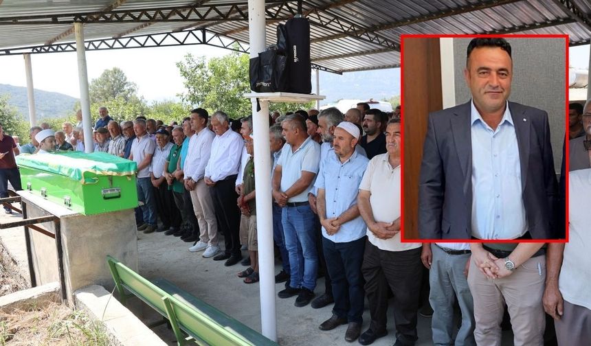 Eskimantaş Mahallesi Muhtarı Mustafa Aköz toprağa verildi
