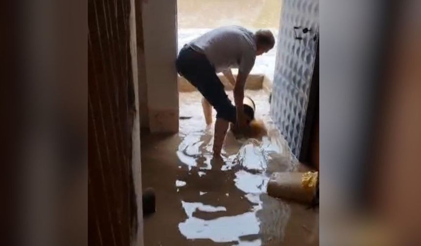 Tufanbeyli’de sağanak etkili oldu