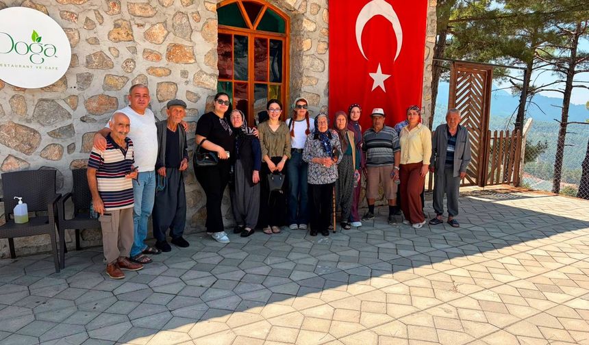 Ulu çınarlar Aladağ’ın doğasında moral depoladı: Huzurevi sakinlerinden unutulmaz gezi