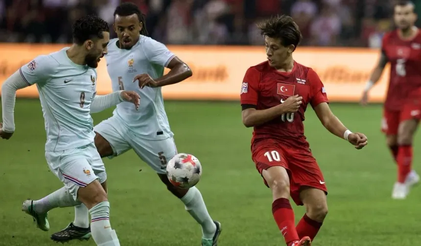 A Milli Futbol Takımı Fransa'ya 1-0 mağlup oldu