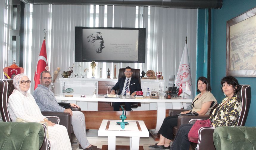 Adana Alparslan Türkeş Bilim ve Teknoloji Üniversitesi'nden İl Kültür ve Turizm Müdürlüğü'ne ziyaret