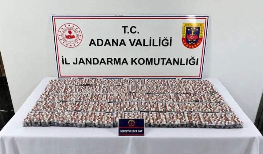 Adana’da 7 bin 393 uyuşturucu hap ele geçirildi: 5 tutuklama