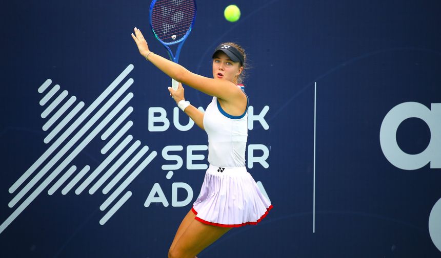 Adana'da tenis heyecanı başladı: WTA 125 ana tablo heyecanı kortlara taşındı