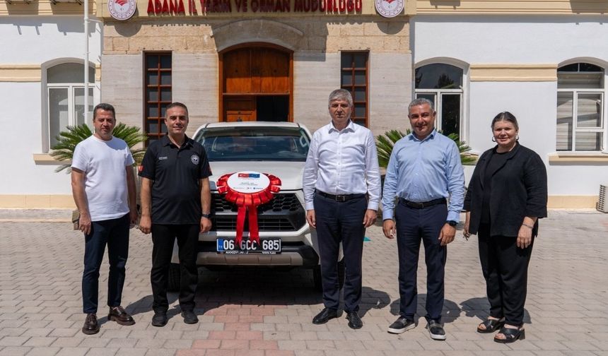 Adana’nın kırsal çalışmalarına araç desteği