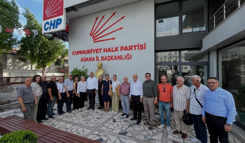 CHP Adana İl Başkanı Orhan Bayram Cem Vakfı heyetini ağırladı