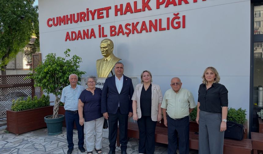 CHP Adana İl Başkanlığı’nda anlamlı buluşma