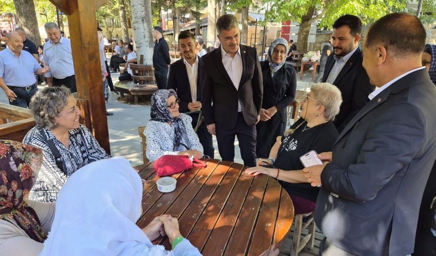 Faruk Aytek, Saimbeyli ve Feke’de vatandaşlarla buluştu